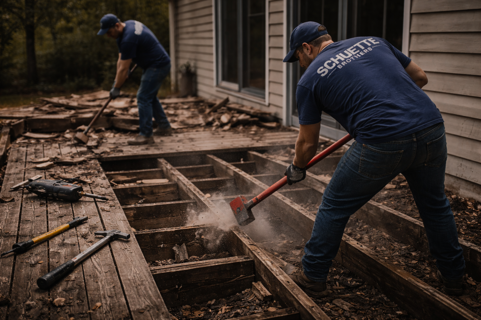 Small demolition work